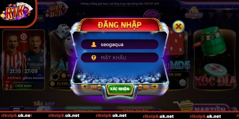 Hướng dẫn chi tiết các bước đăng nhập Rikvip
