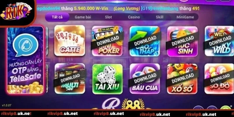 Giới thiệu Rikvip về kho game đẳng cấp