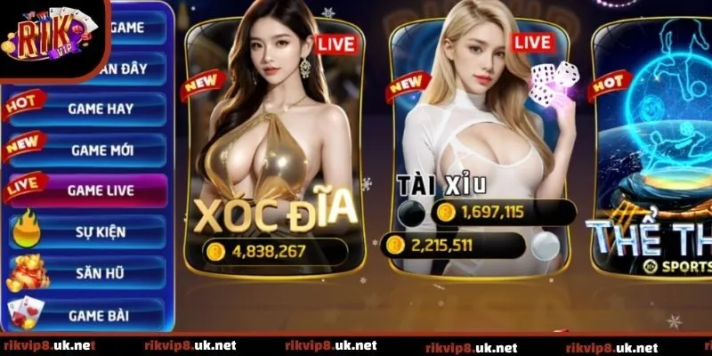 Game livestream siêu đẹp mắt