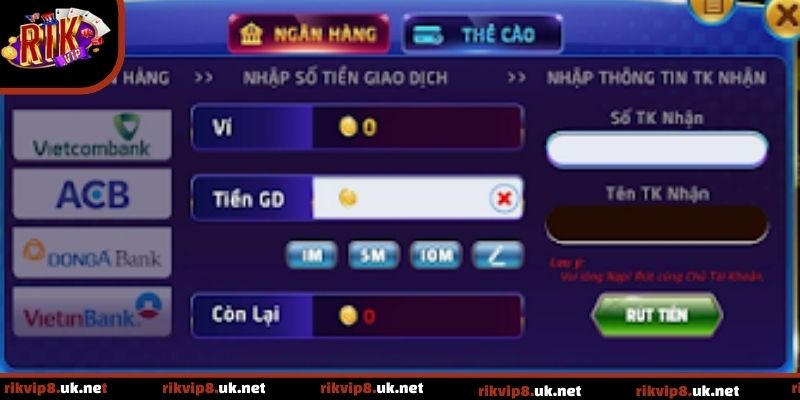 Tìm hiểu về rút tiền rikvip dành cho người mới 2026