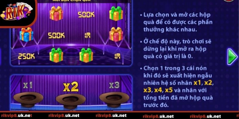 World Of Dance Rikvip cho phép điều chỉnh mức đặt linh hoạt